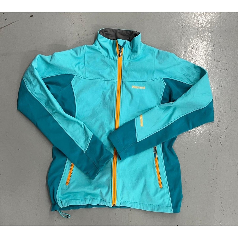 Marmot Windstopper Lightweight Color Block Full Zip Durable All Weather Jacket